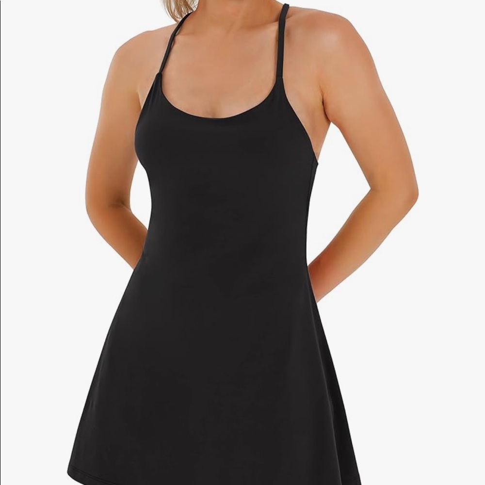 Black workout dress